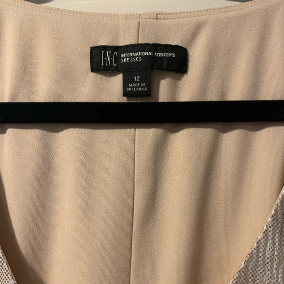 NWT International Concepts Shimmer Dress Size 12 - Picture 4 of 4